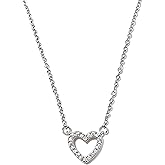 Kairosia Heart Pendant 14K Gold Plated Necklace for Women Cubic Zirconia Necklace Fashion Pendant Chain Choker Necklace Women Jewelry Gift Birthday Gift Light Luxury Design