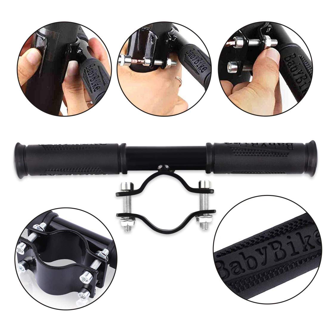 Scooter Kids Handle Grip Bar Non-Slip Adjustable Child Safe Holder Kids Handrail Compatible for Xiaomi M365 / Pro 1S Scooter