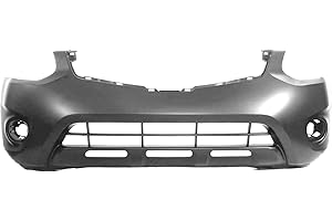 FitParts Compatible With Front Bumper Cover 2011 2012 2013 Nissan Rogue 11 12 13. New, Primed & Ready for Paint. S/SL/SV W/O Tow Hook Hole,Fog Light Holes. NI1000277 620221VK0H