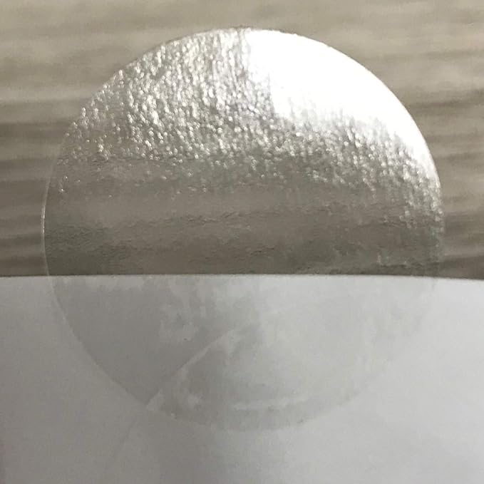 Amazon.com : Clear Circle Seal Stickers 2