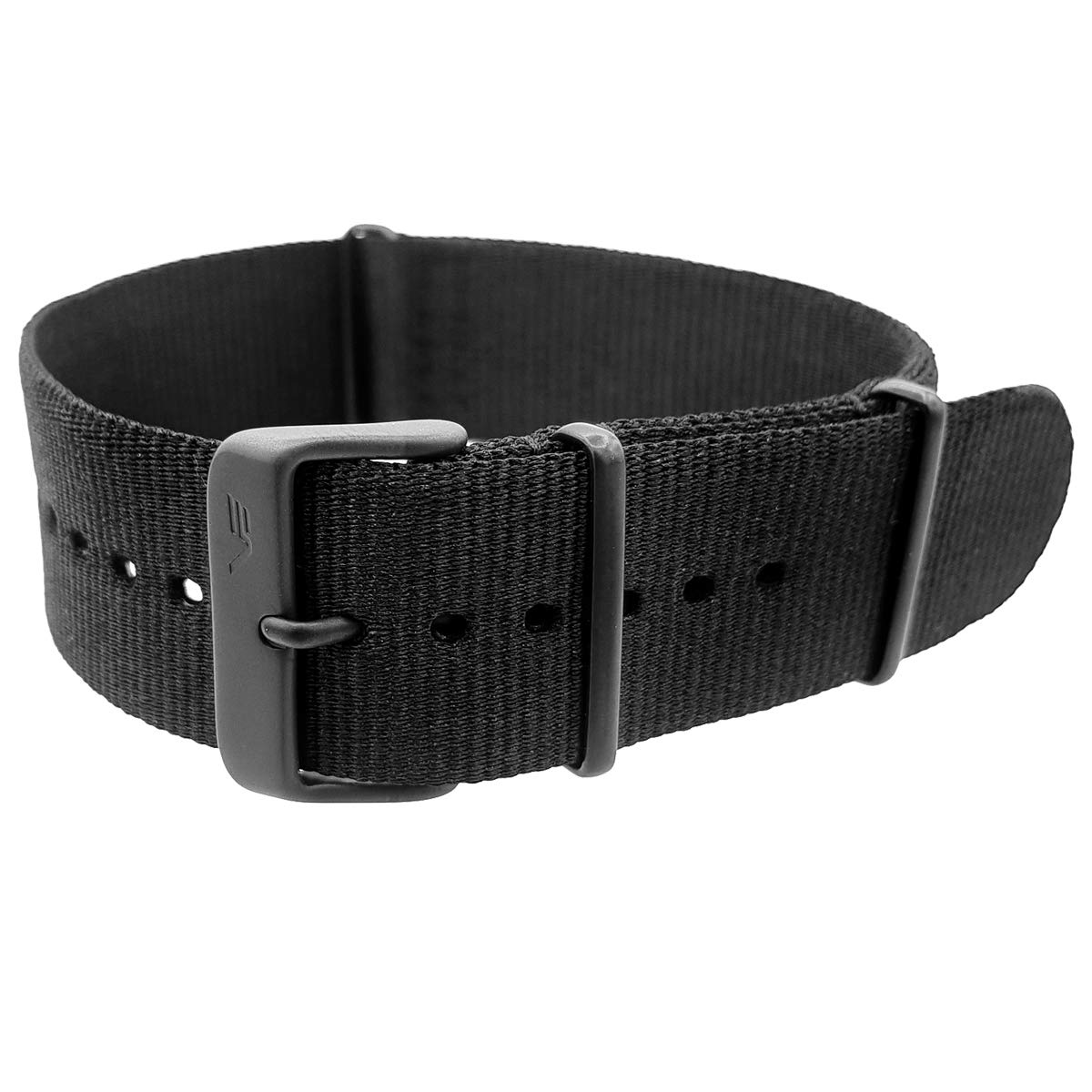 Vostok Europe TB-BK-BK Anchar Fabric Bracelet 24 mm Black Clasp Black