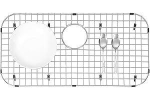 Yutong Kitchen Stainless Steel Sink Bottom Grid with Large Rounded Corner (28.9" x 14.6")
