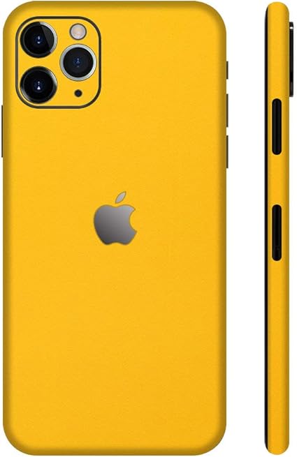 Amazon Wraplus For Iphone11 Pro イエロー スキンシール 全面 背面 側面 フィルム ケース スキンシール 通販