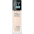 Maybelline New York Fit Me Matte + Poreless Foundation Makeup, Ultra-Lightweight Formula Controls Shine, for Normal to Oily S