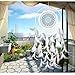 Yansanido White Laces Dream catcher Handmade Traditional White Beaded and Feathers with White Lace Approx 7.8