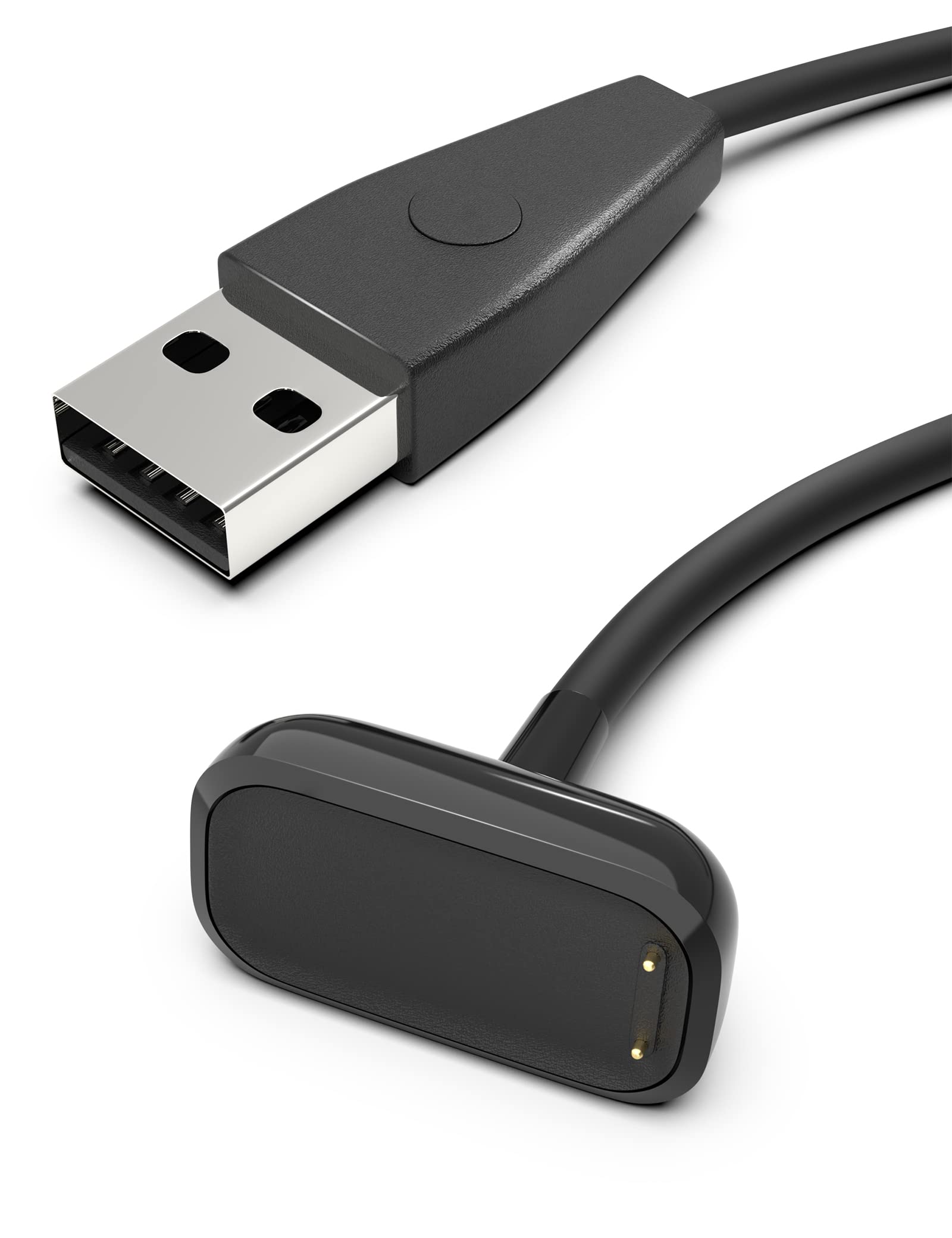 Sinoacc Charger for Fitbit Charge 6/5/Luxe Smartwatch Charger 3.3Ft USB Magnetic Wireless Fast Charging Cable Cord for Charge 5/Luxe/6 Fitness & Health Tracker, with Reset Button