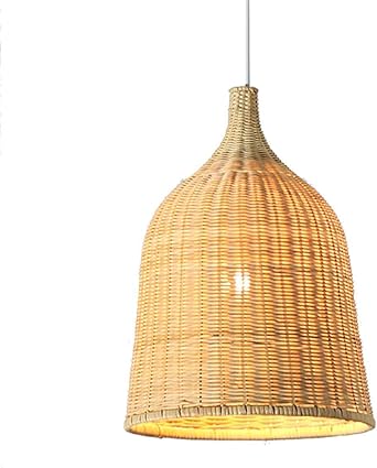 luz retro lamparas de mimbre