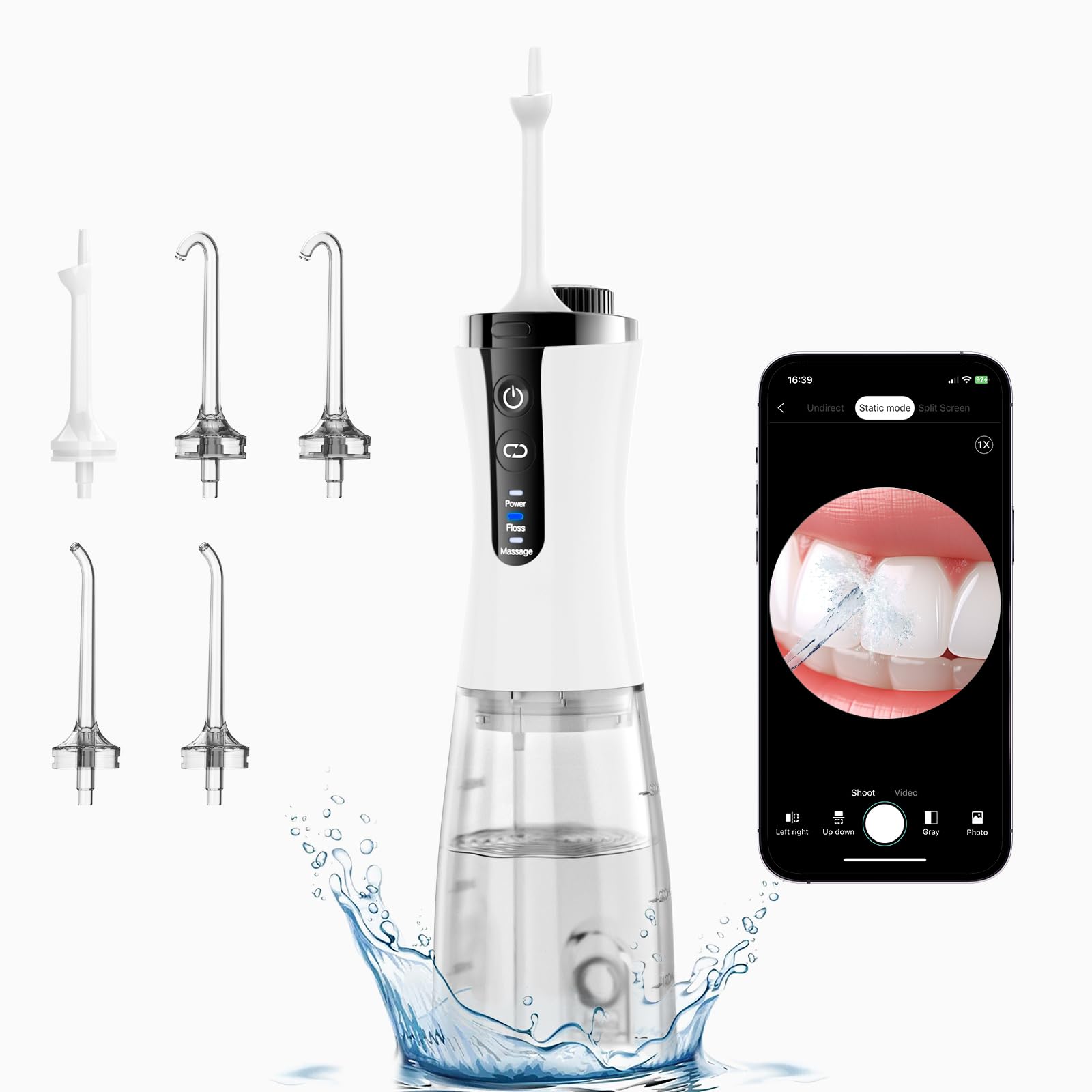 Water Dental Flosser APP Cordless Water Flosser Teeth Pick Water Dental Flosser APP Cordless Water Flosser Teeth Pick