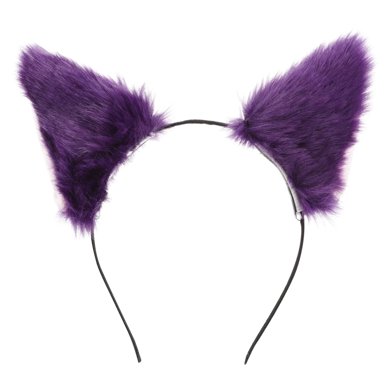 Lurrose Cat Ear Headband Plush Hair Hoop for Women Girls Party Costume Animal Ears Hair Accessory for Halloween Carnival Performance