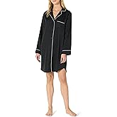 Amazon Essentials Women's Satin Button-Down Sleepwear Nightshirt