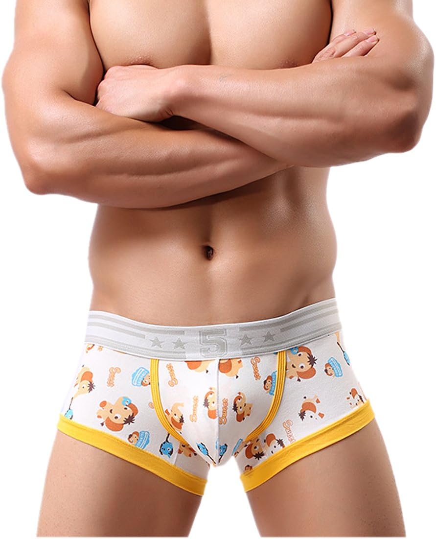 Men Underwear Boxers Shorts Cartoon Male Boxers Cotton Men Boxers Brand Men Cueca Boxers Underpants Homme ST07