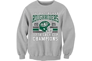 Philcos CFL Saskatchewan Roughriders Heather - RS Sport Grey Crew Sweatshirt