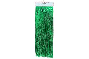 Heyiwell 800 Strands/2pack Tinsel Icicles Christmas Tree,Xmas,Birthday Party Wedding Decorations 18.5" Inch,Green