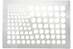 Almencla Quilling Board Quilling Shape Board Paper-Rolling Quilter Grids Paper Quilling Tool for DIY Art, Small Holes