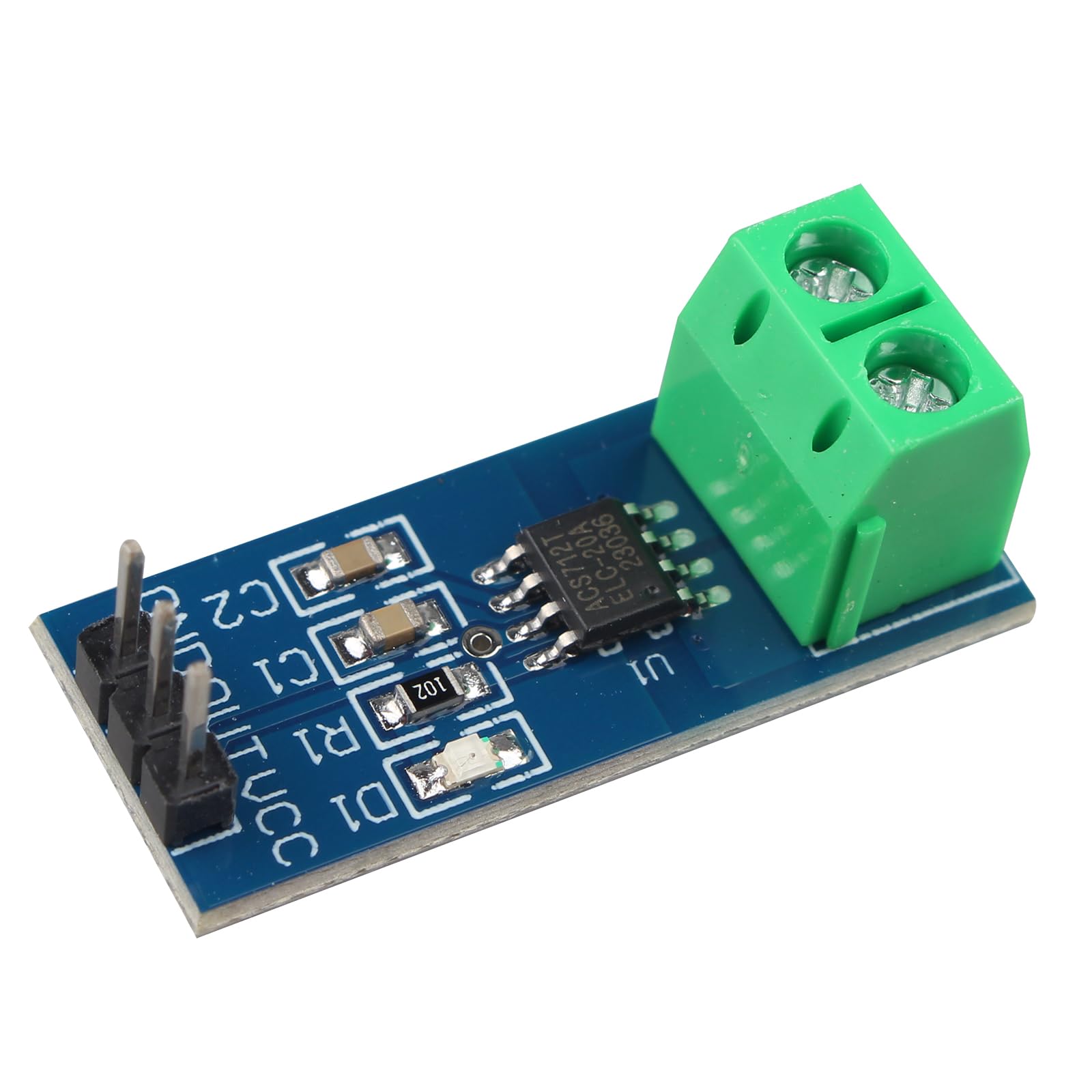 HALJIA 20A Range Current Sensor Module ACS712 Module ACS712T Compatible with Arduino
