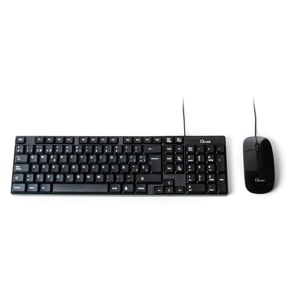 L-Link ll-kb-816-combo – Kit keyboard + mouse USB,Black