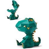 HAUCOZE Dinosaur Statue Candy Dish Key Bowl Dino Gifts Sculpture Modern Home Decor Accessories Pop Arts Polyresin Cookie Jar