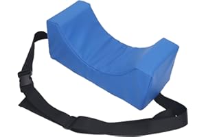 Wheelchair Headrest, Breathable PU Leather Head Positioner Cushion, Secure Fit and Detachable for Elderly Hospital