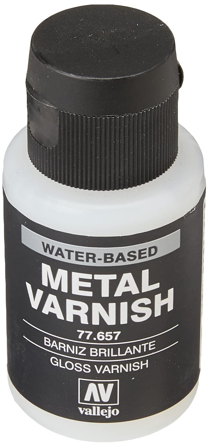 Acrylicos Vallejo 32 ml "Gloss Metal Varnish" Metal Colour