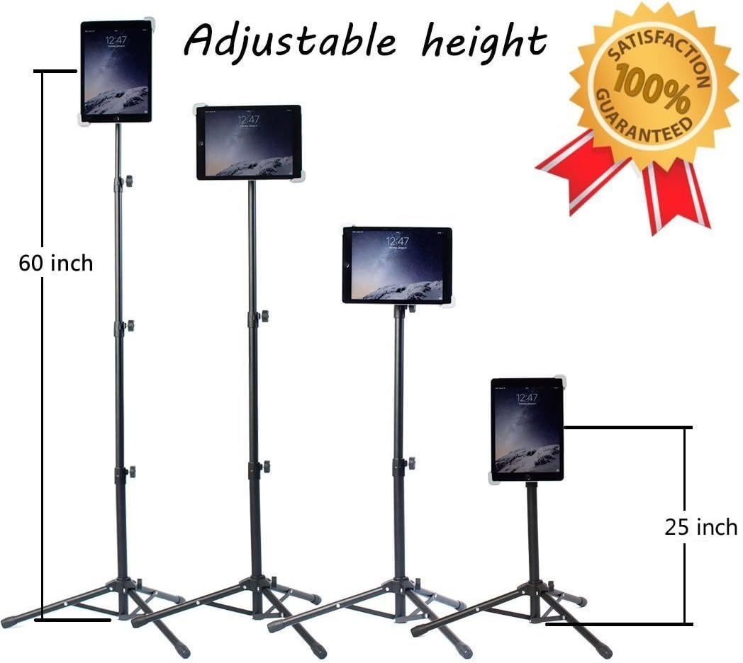 Ipad Tripod Stand, Height Adjustable iPad Stand Floor - Image 5