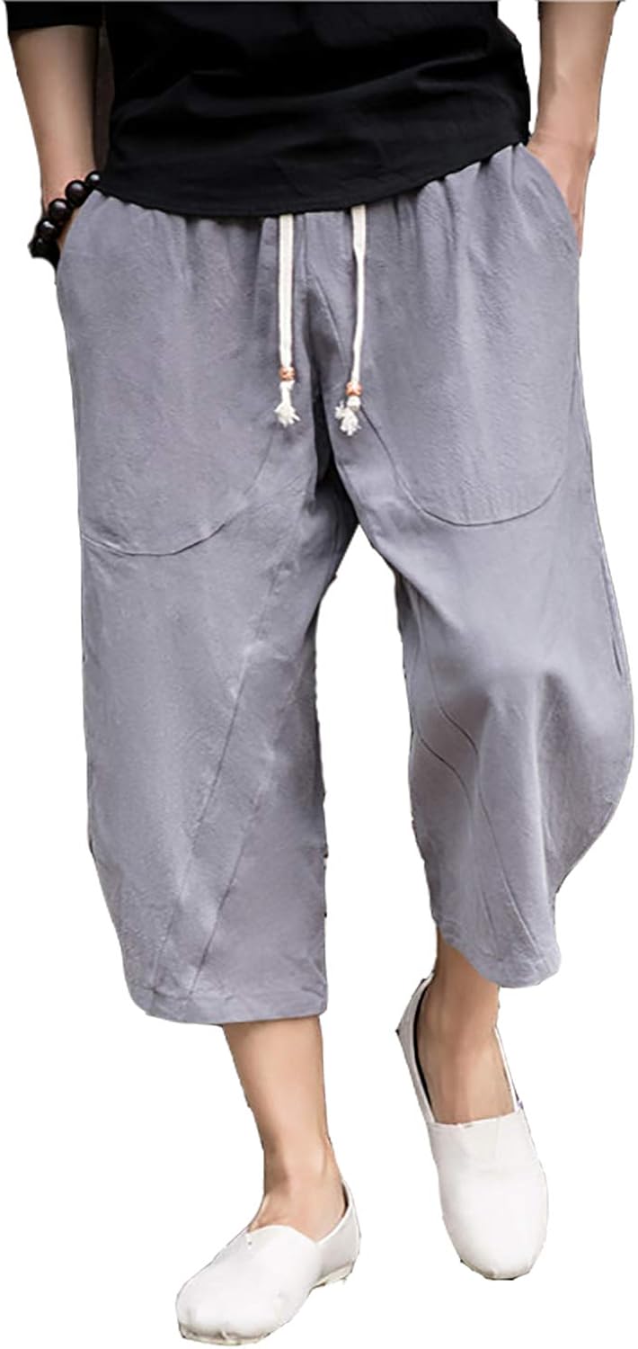 loose fitting capri pants