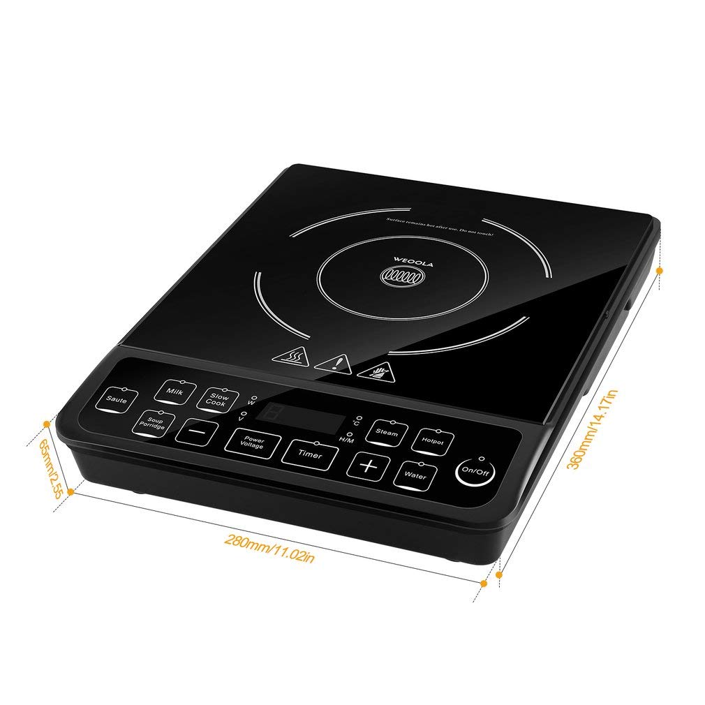Homgrace 1800W Induction Cooktop Portable Induction Cooker Countertop