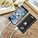 ElfAnt Metal Shell Portable Power Bank,Dual USB Ports External Battery Charger,Screen Digital with Display,LED Light for iPhone,Samsung Galaxy and More (black)