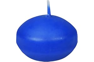 Zest Candle 24-Piece Floating Candles, 1.75-Inch, Royal Blue