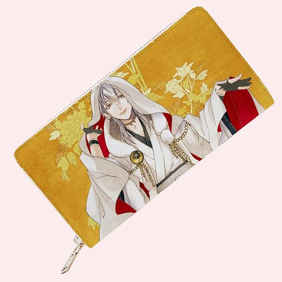 Amazon 人気アニメ キャラクター 三日月宗近 和泉守兼定 鳴狐 鶴丸国永 長財布 高品質 プレゼント 素敵 最新商品 アニメ 萌えグッズ 通販