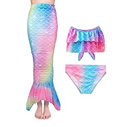 Superband Girls Mermaid Bathing Suit 3PCS