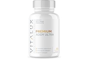 EPN SUPPLEMENTS VITALUX || ADDY ULTRA #1 New Adderall Substitute Pills for Enhanced Focus, Boosted Memory & Natural Energy | 38+ Ultra Strength Ingredients & Science Backed | 3rd Party Tested & USA Made - 60 Capsules