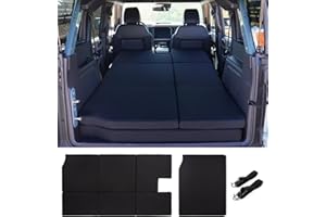 Xprite Bronco Mattress Kit, 1.6-Inch Thick Premium Foam Bed Pad & Leveling Pad, Portable Foldable Trunk Sleeping Platform Compatible with 2021-2026 Ford Bronco 4 Door Camping Accessories