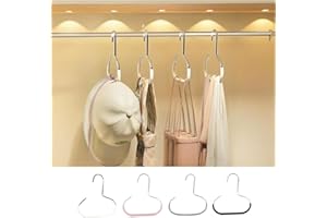 Hat Racks for Baseball Caps, 4Pack, Hat Organizer for Closet, Metal Baseball Cap Hat Storage Organizer,Closet Hat Hanger for 