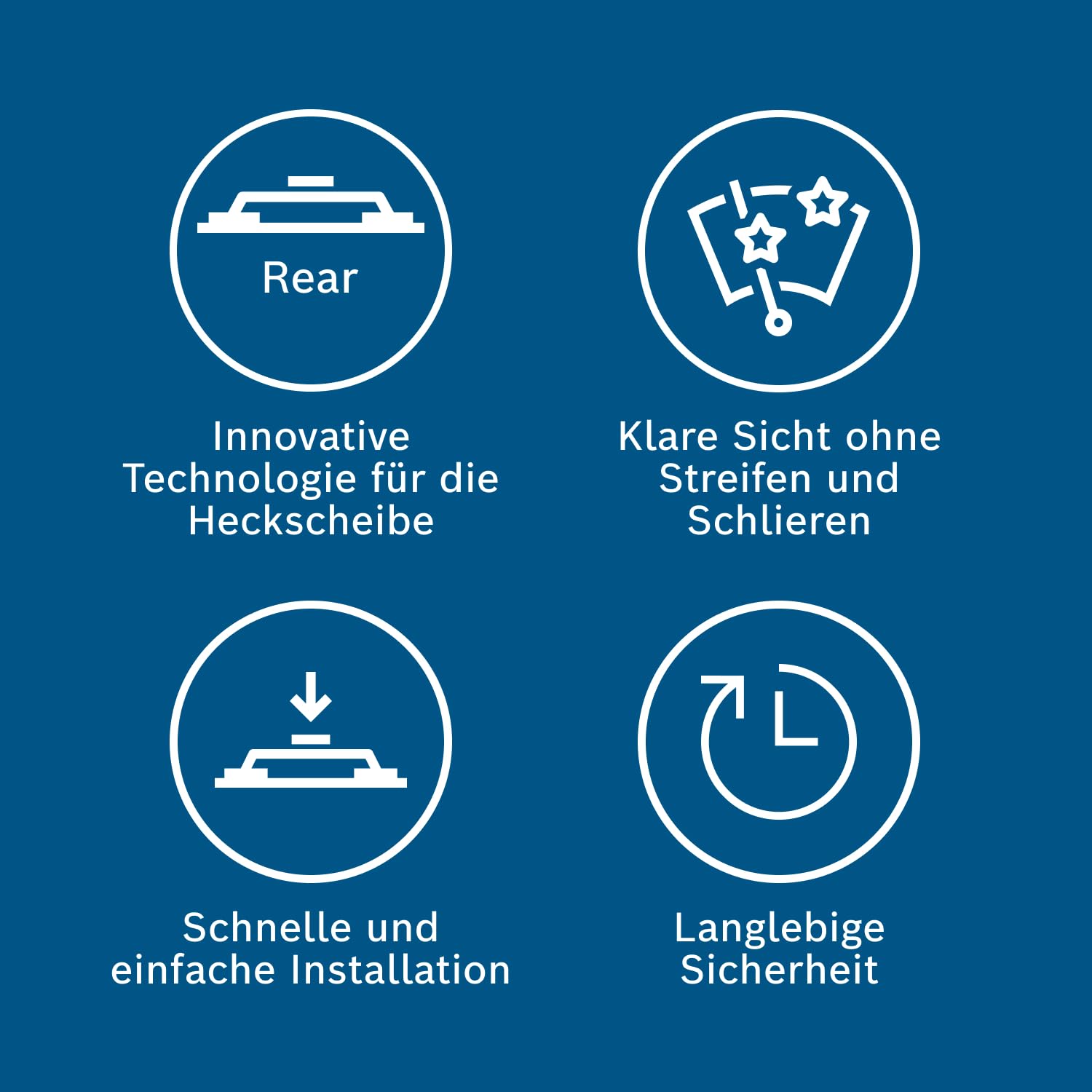 Bosch Rear A282H Heckscheibenwischer - für hervorragende Wischleistung - Ersatz-Scheibenwischer für die Heckscheibe - 1 Wischblatt, 300 mm 4