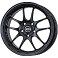 Enkei 460-770-4938BK PF01 Racing Wheel 17x7 +38 4x100 Black Paint