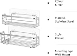 Avoalre Shower Shelf 2 Pack No-Drill Stainless Steel SUS304 Rustproof view 9