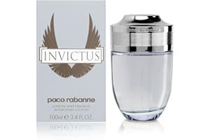 Paco Rabanne Invictus After Shave Lotion For Men - Lightly Perfumes The Skin - Notes Of Morning Freshness And Animal Sensuali
