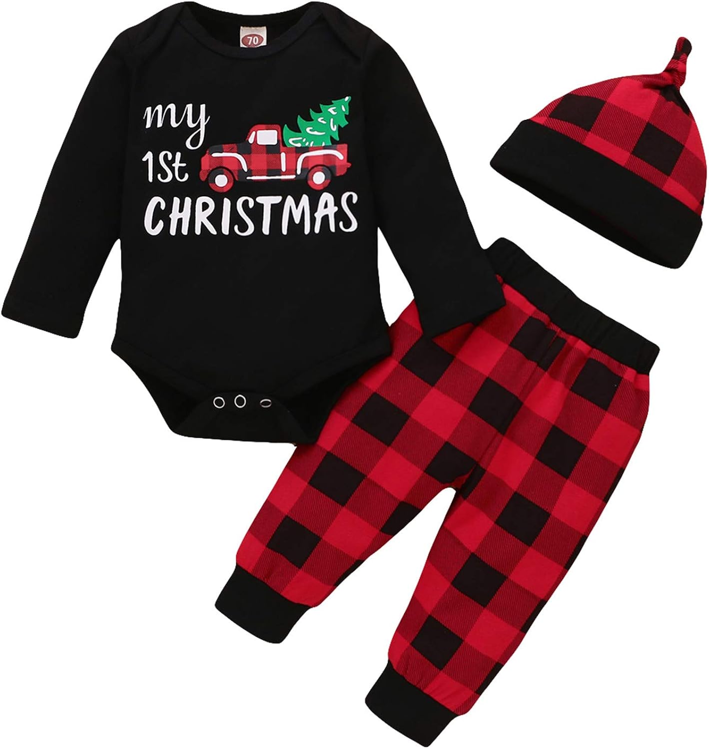 my first christmas outfit baby boy