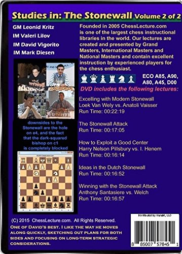 Studies in: The Stonewall - 2 DVDs - Chess Lecture - Volume 143 Chess DVD