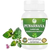 Morsan Healthcare Punarnava Capsules (Boerhaavia Diffusa) 500mg – 60 Veg Capsules | Herbal Wellness Supplement for Natural Kidney & Liver Support | Plant-Based Detox & Cleansing Formula | Pack of 1