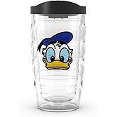 Tervis Disney - Simply Made in USA Double Walled Insulated Tumbler Travel Cup Keeps Drinks Cold & Hot, 10oz Wavy, Donald