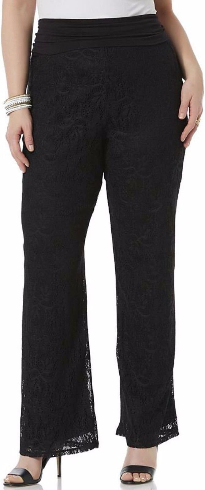 Plus Size Women Emma Bongo Pallazo Pant, 3X