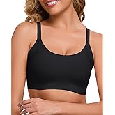 Ubras Seamless Bras Spaghetti Strap Pull On Bralette for Women Wireless Comfortable Breathable Smooth Everyday Sleep Bras