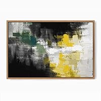 Framed Canvas Wall Art Colorful Abstract Canvas Prints Home Artwork Decoration for Living Room,Bedroom - 16x24 inches