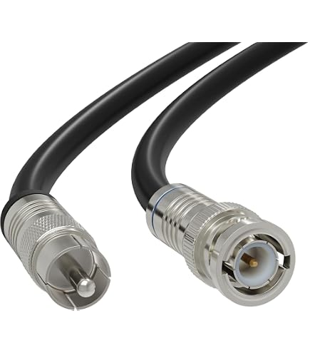Câble Rallonge BNC Mâle-Mâle RG58/U 1,8m (6 Pieds) - 50 Ohms - Pour Caméra Sécurité, Oscilloscope, Vidéo Câble Rallonge BNC Mâle-Mâle RG58/U 1,8m (6 Pieds) - 50 Ohms - Pour Caméra Sécurité, Oscilloscope, Vidéo