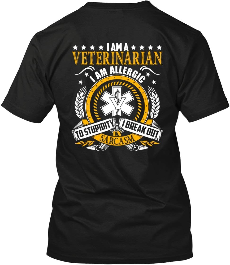 I'm A Veterinarian Camiseta unisex, Camiseta de algodón ultra negro