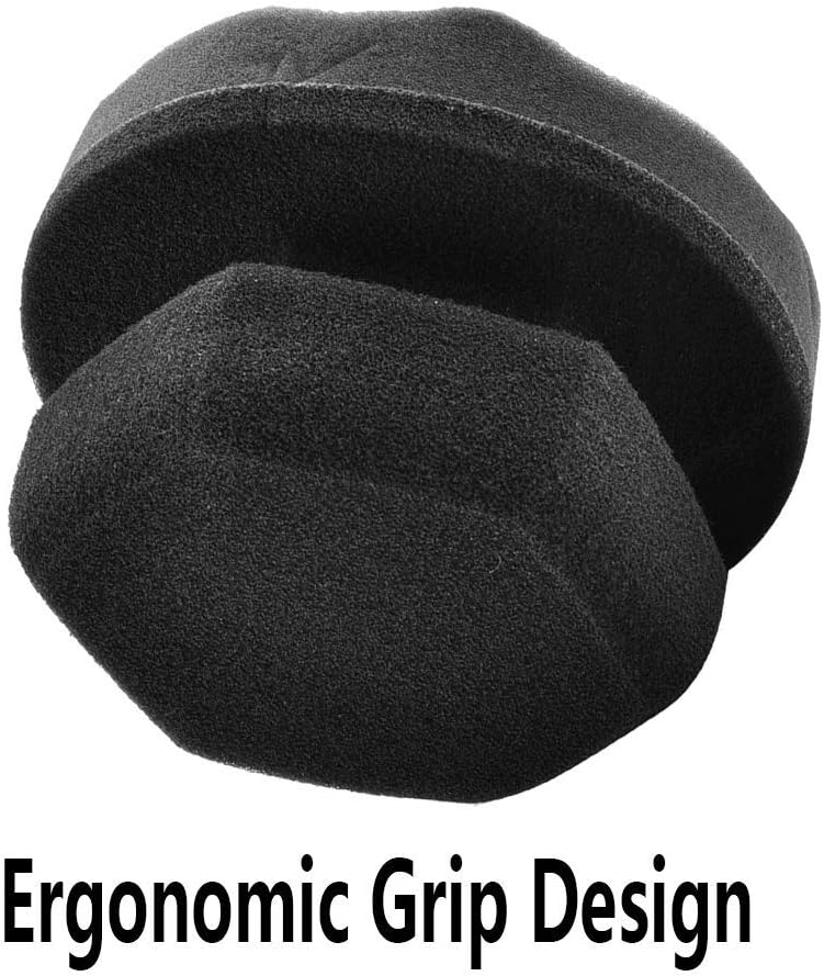 IPELY 2 Pack Large Tire Dressing Applicator Pad, Durable and Reusable Hex-Grip Tire Detailing Tool for Applying Tire Shine: Automotive