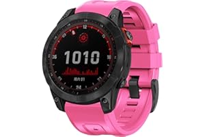 OUTVI 26mm Watch Band for garmin fenix 5x 6x 7x pro solar sapphire fenix 3 hr pro solar quickfit 26 watch bands for garmin epix 2 51mm D2 Descent Enduro 2 silicone men women sillicone