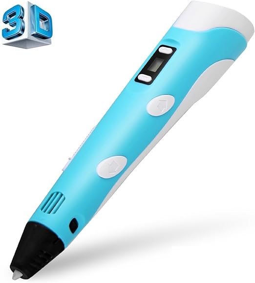 Amazon Com Oxygentle 3d Pen 3d Printing Pen With Lcd Screen Ogp 2 2nd Generation 3d Drawing Pen For Doodling Art Craft Making And Education Comes With Free Pla Abs Filament Kitchen Dining