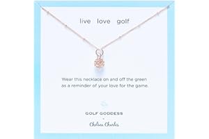 Chelsea Charles Golf Ball Charm Necklace